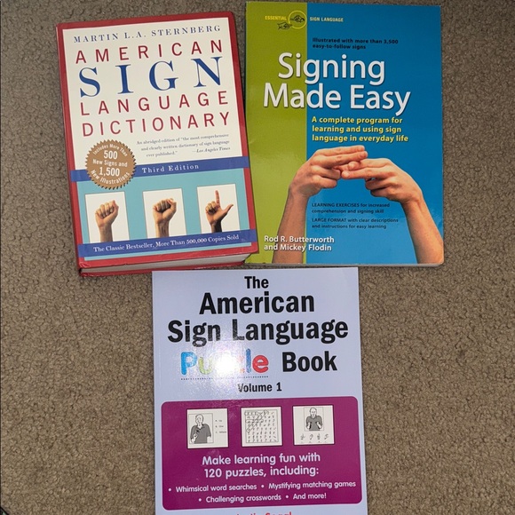 American Sign Language Dictionary Book - Picture 1 of 7